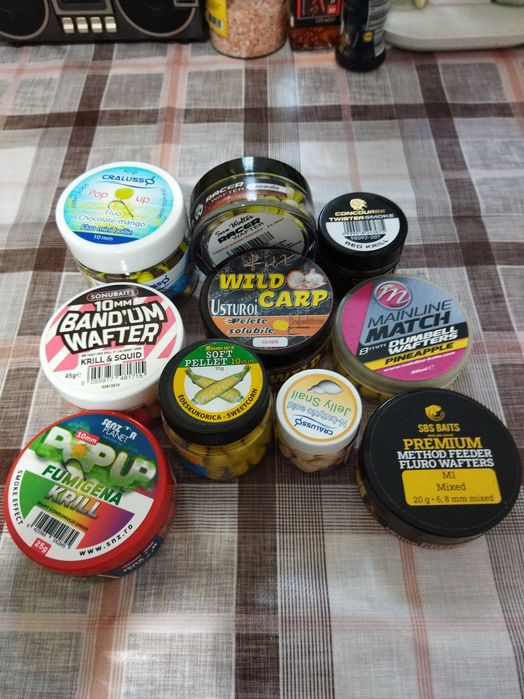 Momeli carlig , pop up , wafter , 32 buc . PRETI FIX !!! 400 lei .