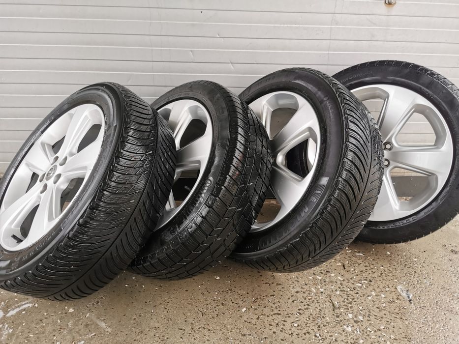 4 зимни + 4 летни гуми + 4 джанти 18 - ски за Опел Мока Opel Mokka