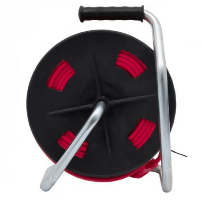 Кабел макара Bul-Max, 30m Удължител с 4 гнезда, 3×2,5 mm, транспортна