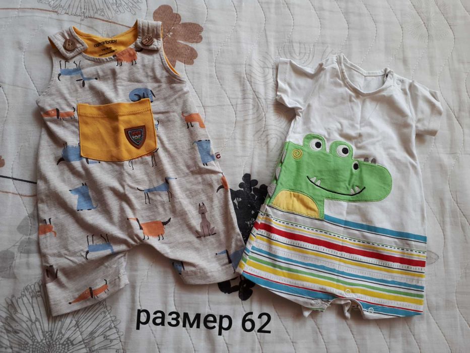 Летни бебешки дрехи,ръст от 56 до 74см