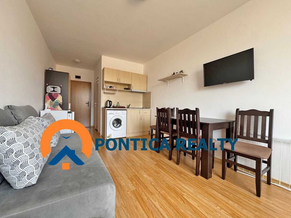 Предлагаме уютно студио в целогодишен комплекс в Слънчев Бряг.