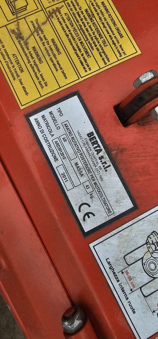 Plug rotativ Berta pentru motocultor italian ,lombardini goldoni bcs