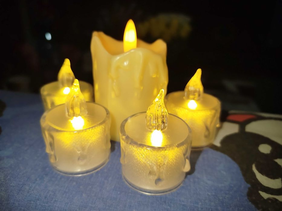 Led свечи, светодиодные,5 штук