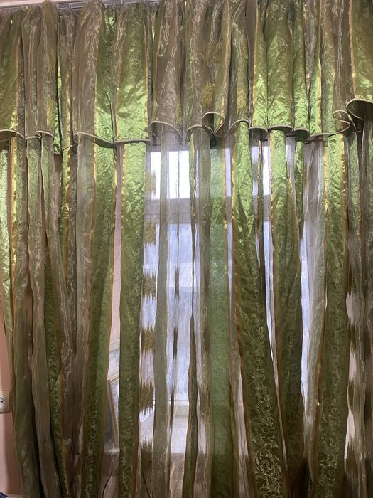 Продам шторы комбинированные с тюлью