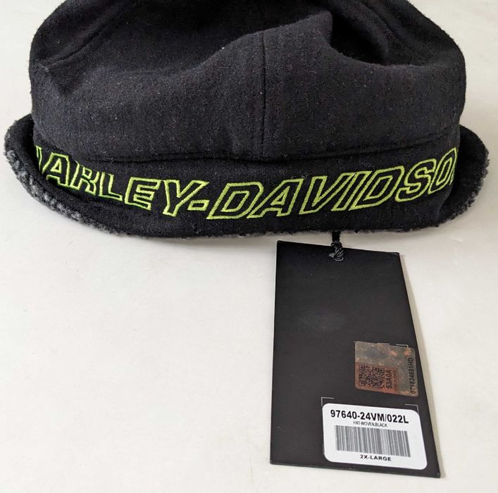 Harley Davidson Scull Fleece  Winter мъжка зимна шапка от Сащ