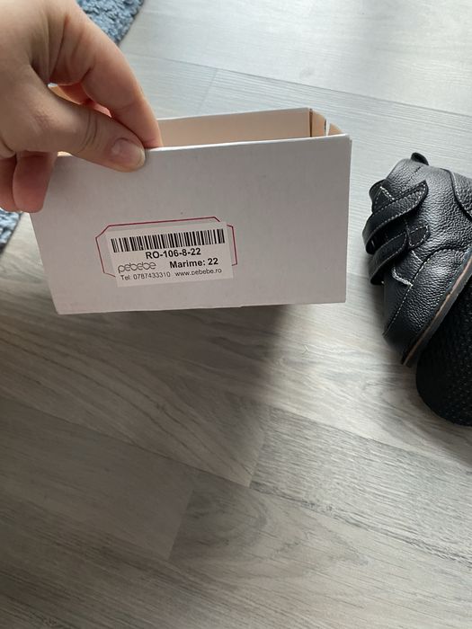 Ghete Angel negre nr 22, noi cu eticheta