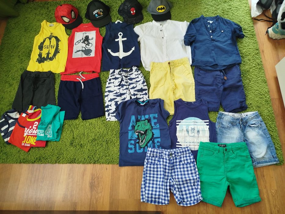 Летни дрехи за момче 5-6 год