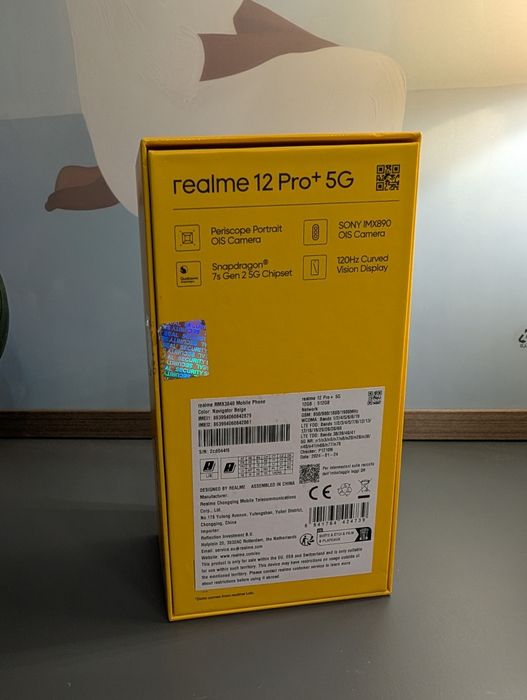 Realme 12 Pro+ 5G - 512GB / 12GB RAM - Full Box - Navigator Beige
