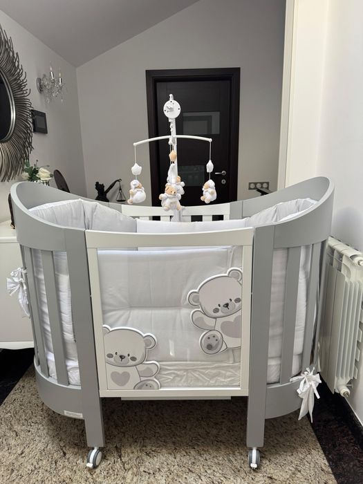 Patut bebelusi copii italbaby oval jolie colectia trendy