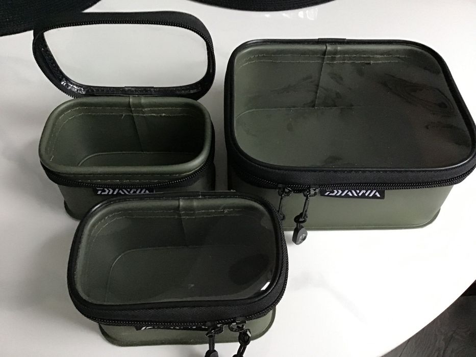 Продавам комплект от 3 бр футери за захранка , Daiwa