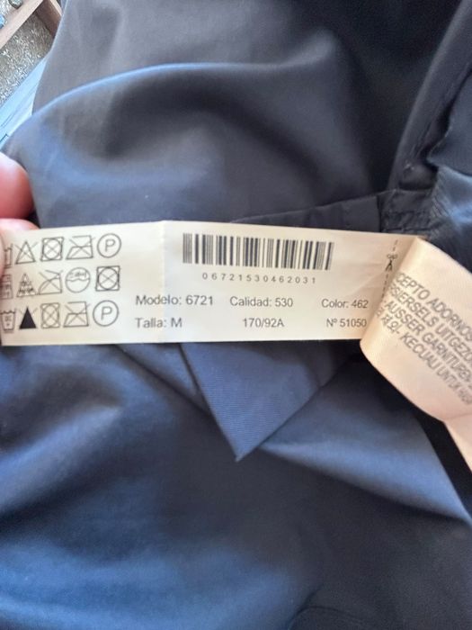 Parka dama Massimo Dutti reversibila bleumarin cu captuseala marimea M