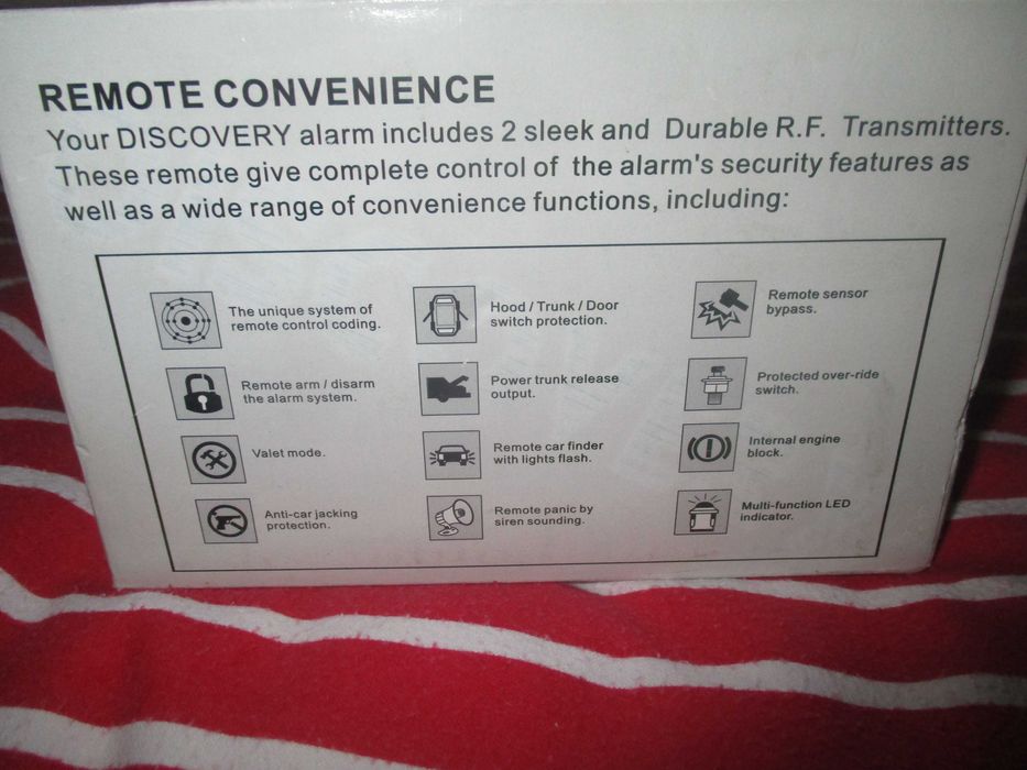 Vând alarmă auto Discovery pentru toate mărcile auto