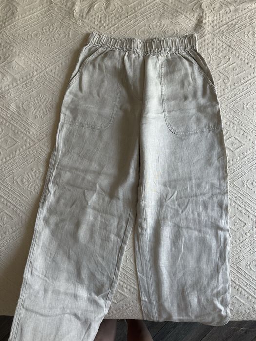 Льняные брюки Zara