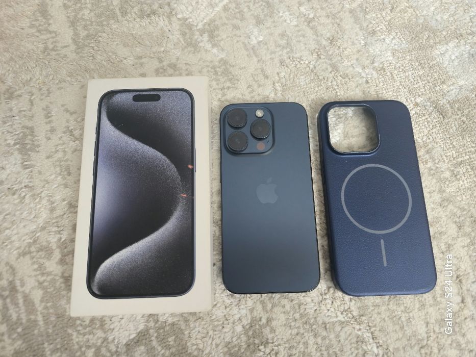 iPhone 15 Pro 256gb Blue Titanium