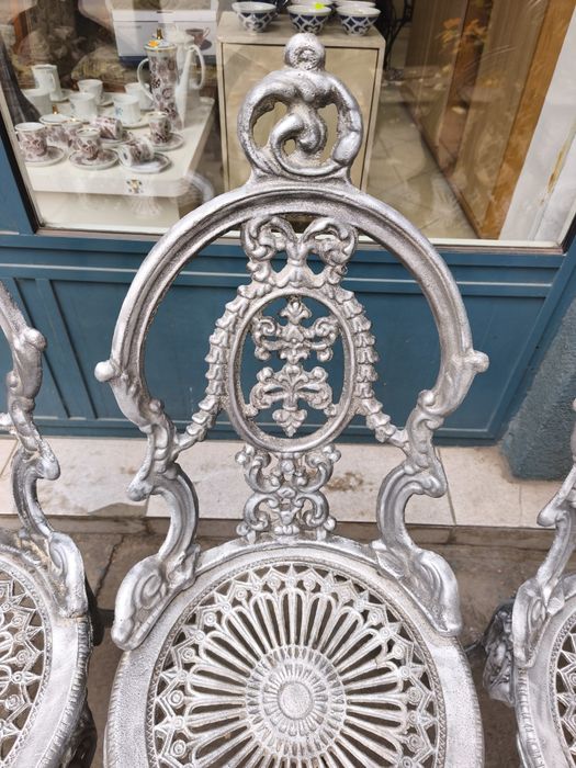 4 алуминиеви стола