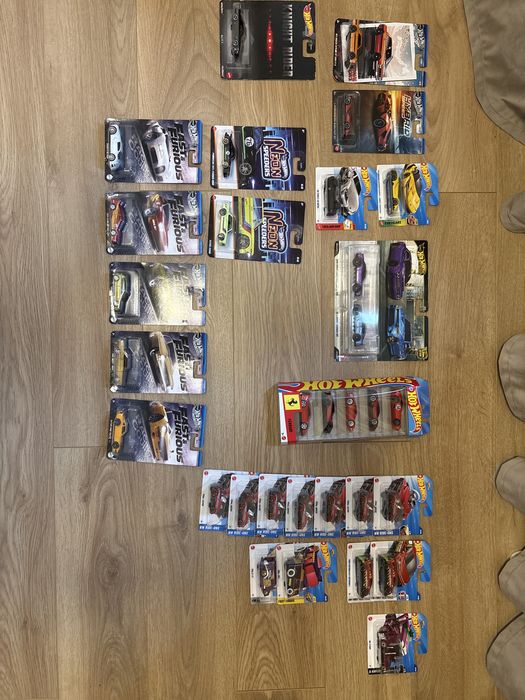 Colectie de masinute hotwheels