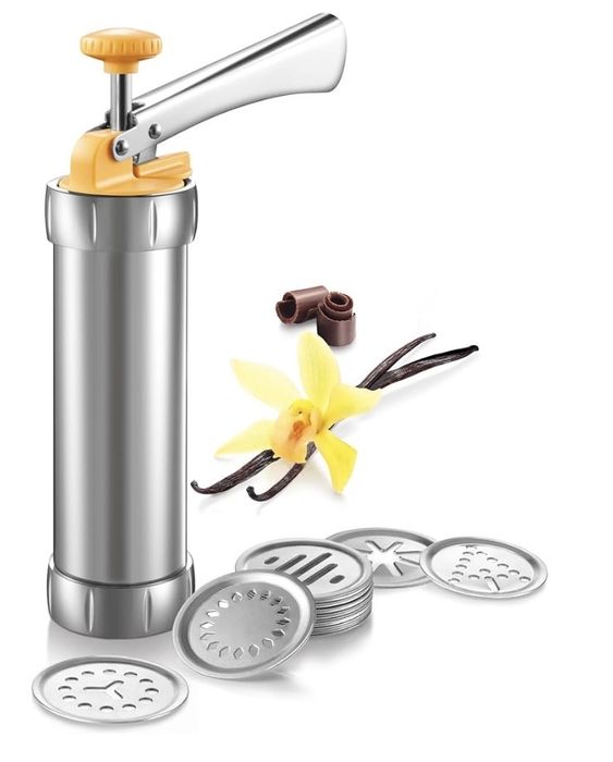 Tescoma Biscuit Maker/Decorator de prăjituri, Metal Delícia