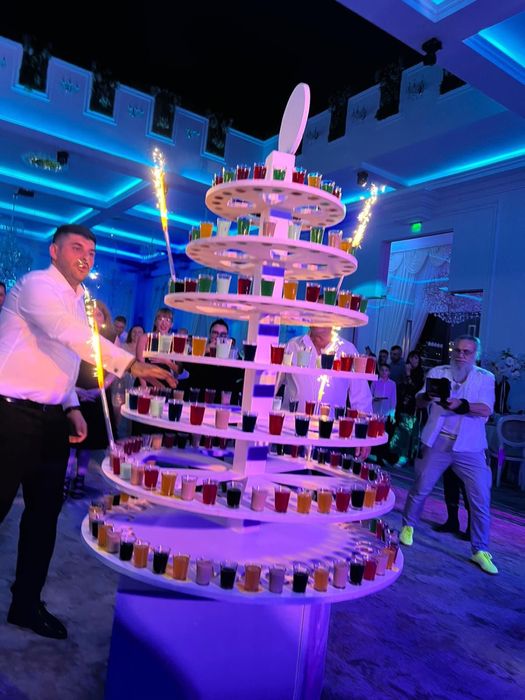 Cabina foto, fum greu, artificii, laser dansul mirilor baloane cu fum