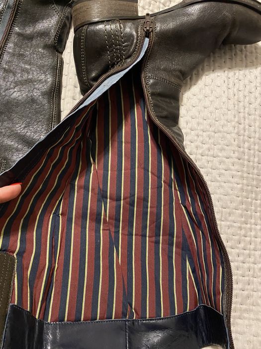 Cizme de piele Tommy Hilfiger