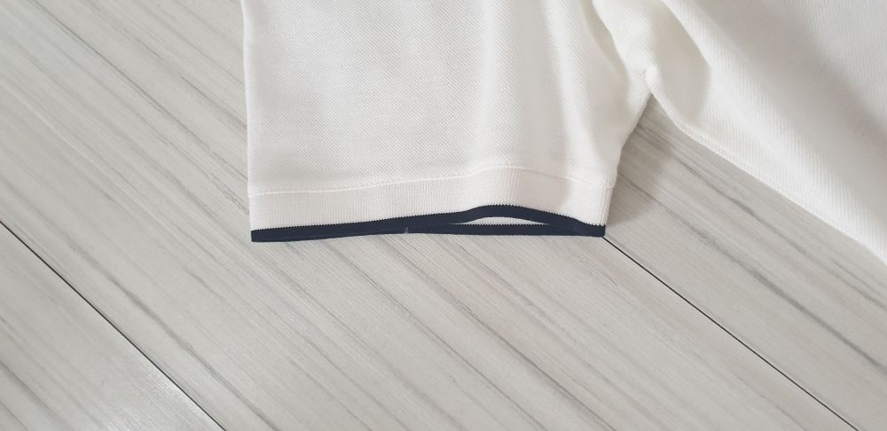 Еmporio Armani Zip Pique Cotton Slim Fit 3XL НОВО ОРИГИНАЛ Мъж Тениска