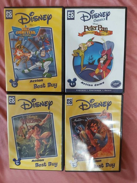 Jocuri PC - Disney Classics Peter Pan, Tarzan, Aladdin, Buzz Lightyear