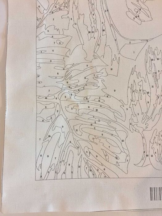 Комплект за рисуване по номера 20x30cm - портрет