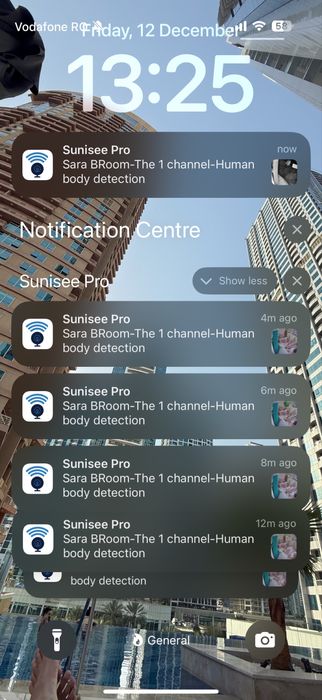 Baby monitor / pet camera cu WiFi - control de la distanta, microfon