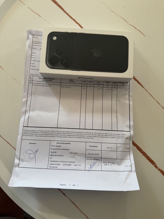Iphone 18 pro black sigilat