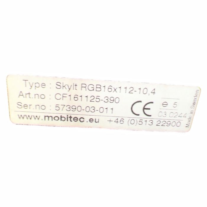 33.28308-6053 Semnul destinației autobuzului, dreapta MAN, MOBITEC MAN