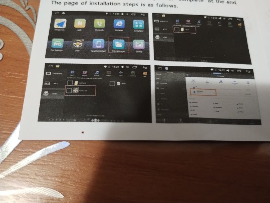 Vând camera bord cu Android Auto