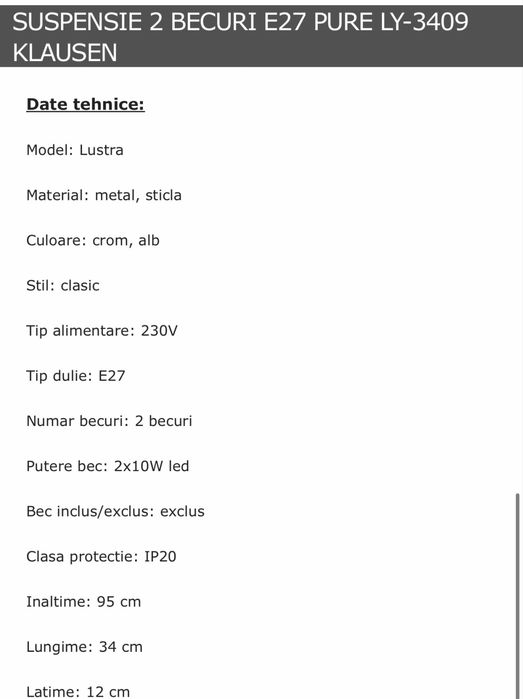 Pendul Pure Sp2 LY-3409