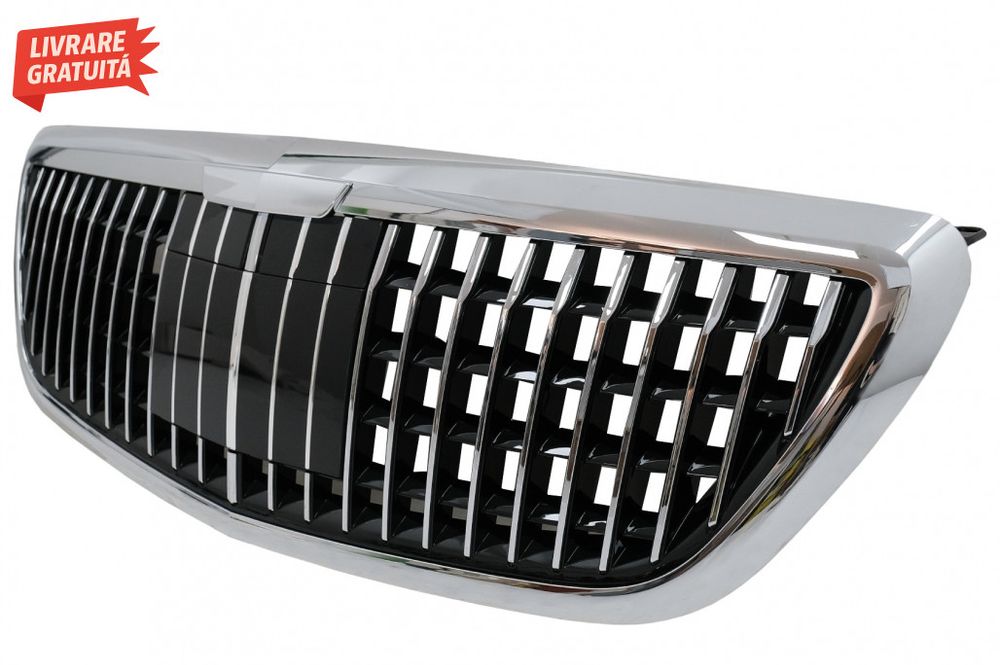 Grila Centrala Mercedes S-Class W222 X222 (2014-2020) Vertical Design