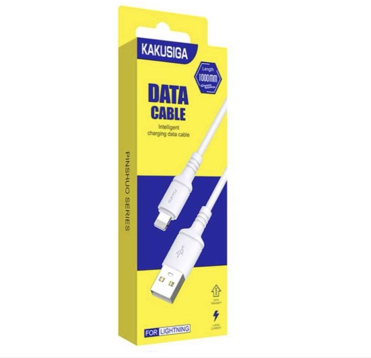 Cablu Date si Incarcare, USB-A la Lightning, 18W, 2.4A, 1m, Alb