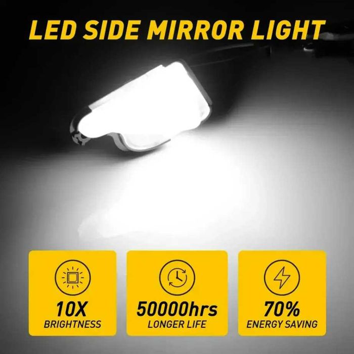 LED Плафони за под огледала на Skoda Octavia , Superb. Лед Canbus