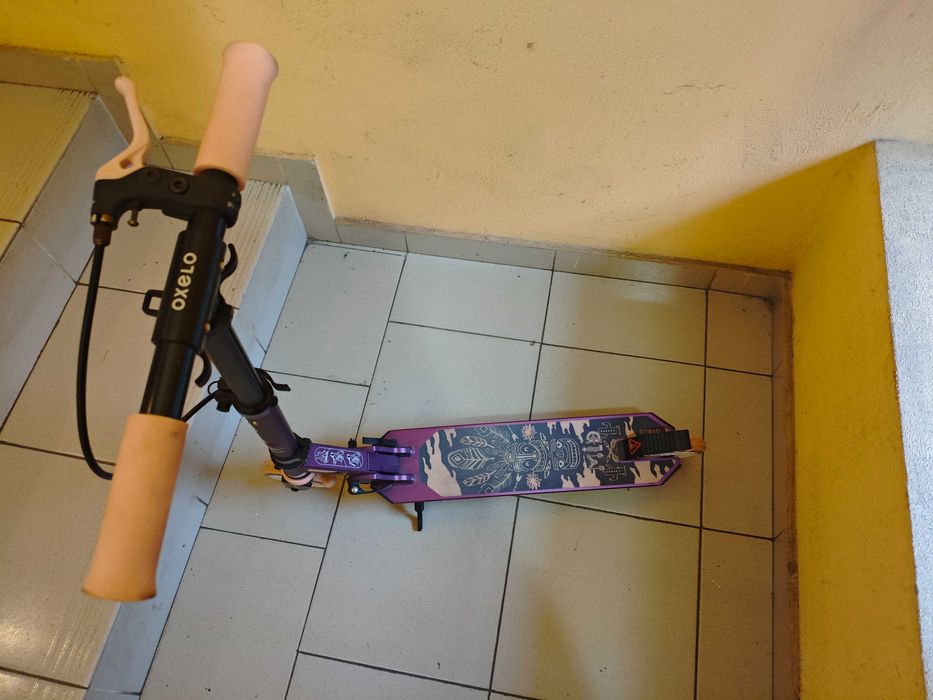 Детска тротинетка MID 5 с окачване и спирачка на кормилото