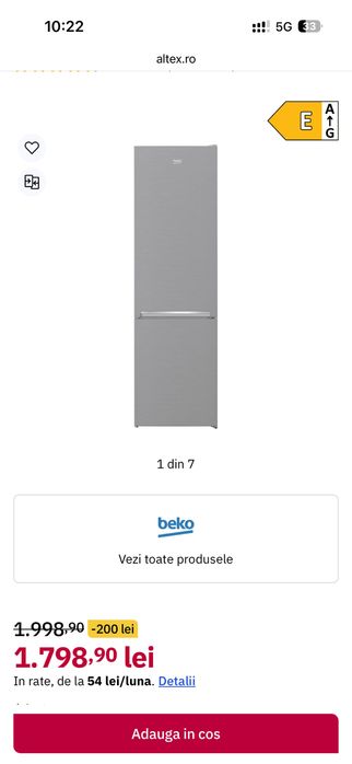Frigider Beko Neofrost
