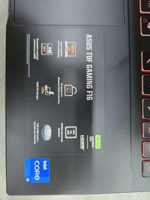 Asus TUF Gaming F16