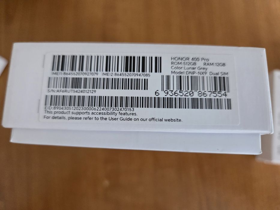 Honor 400 pro 512gb+ Honor earbudsX7e  active
