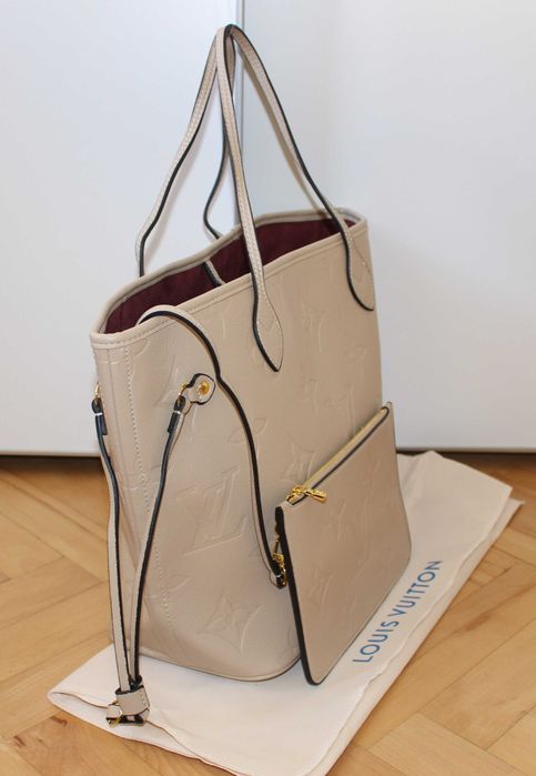 Дамска чанта Louis Vuitton Neverfull Empreinte
