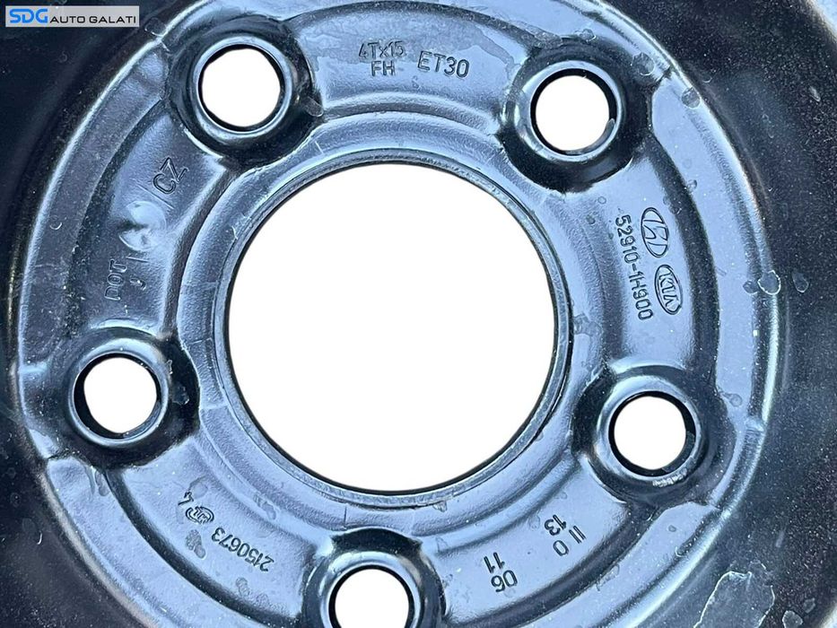 Roata Rezerva Tabla Slim 5x114,3 T125 80D15 Kia Ceed 2006 - 2013 Cod 52910-1H900 [B4217]