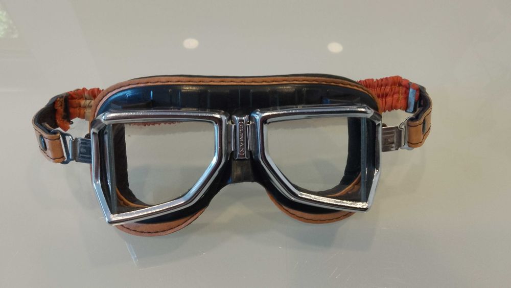 Ochelari motocicleta/Oldtimer Cabrio CLIMAX seria 513 S, Retro - Limited Edition, originali
