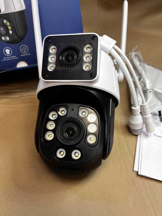 LYLU Двойна Smart WiFi безжична IP 6 mpx камера