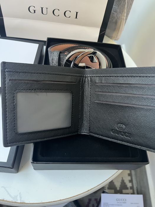 set gucci curea+portofel 105 cm si 95cm