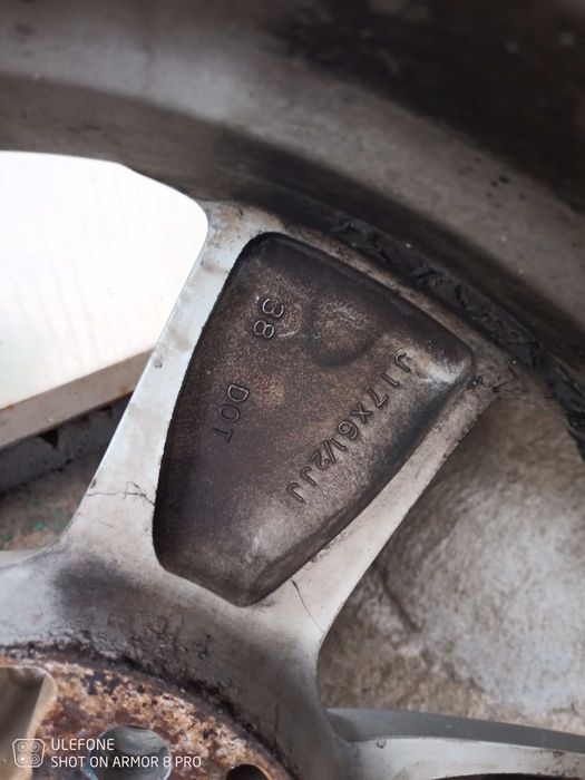 Джанти с гуми и гайки за Мицубиши аутлендур 17 цола