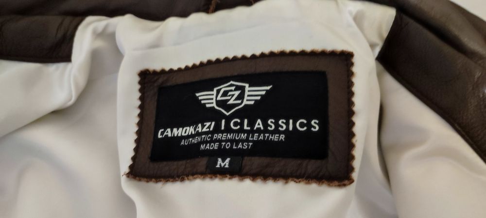 Geaca piele /Bomber jacket Camokazi M