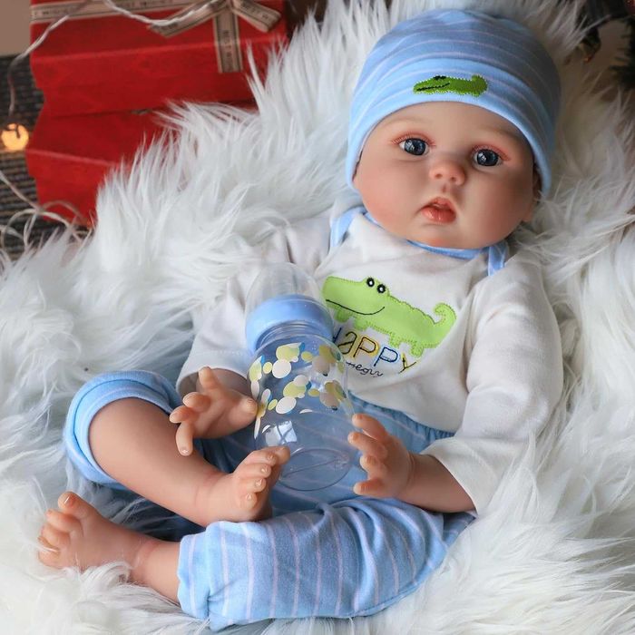 Кукла Reborn девочка и мальчик,55-56 см