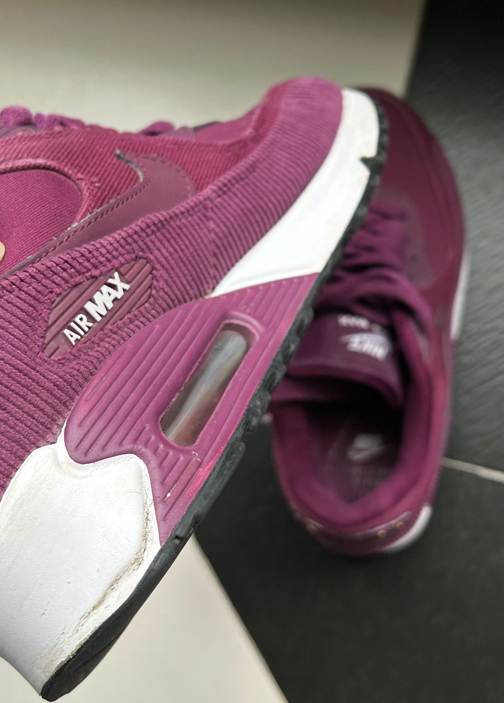 Nike air max 90 lea clearance bordeaux