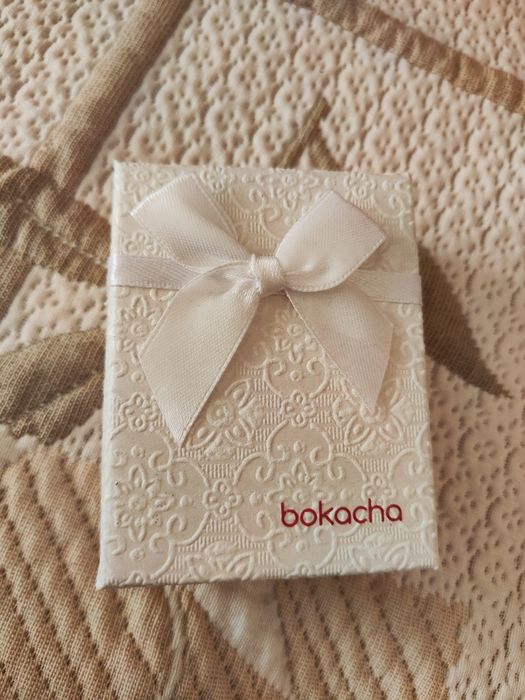 Обици и колие РОМАНТИЧНА ПЕРЛА, 18К бяло злато