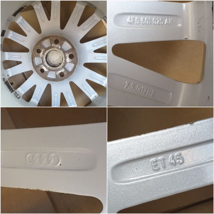 jante aliaj 17; 5x112;originale Audi, Skoda Superb,Octavia 3,Octavia 4