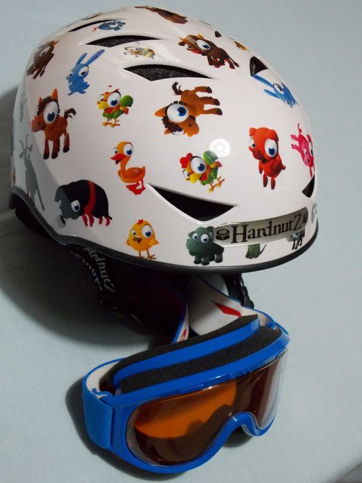 casca+ochelari ski,snowboard,bicicleta,skateboard nr.S  51-54 cm